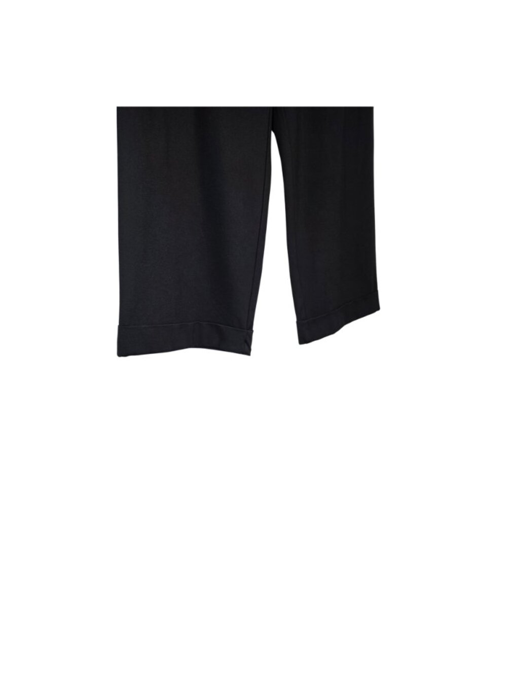 J. Jill Black Ponte Full Leg Dress Pants Size Medium Wide Career Office Comfort - Picture 4 of 8
